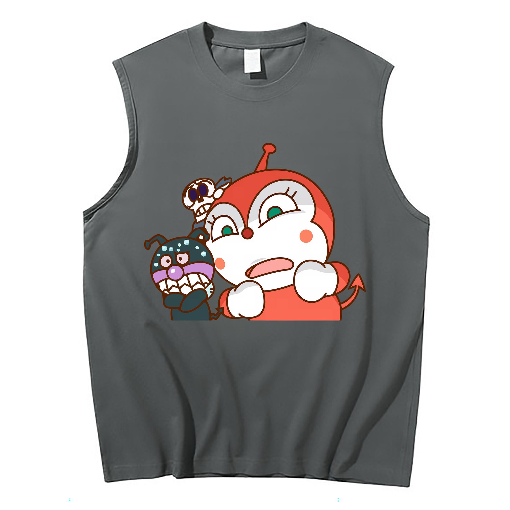 （画像用） アンパンマン Anpanman コットン100％タンクトップ（フロントプリント）